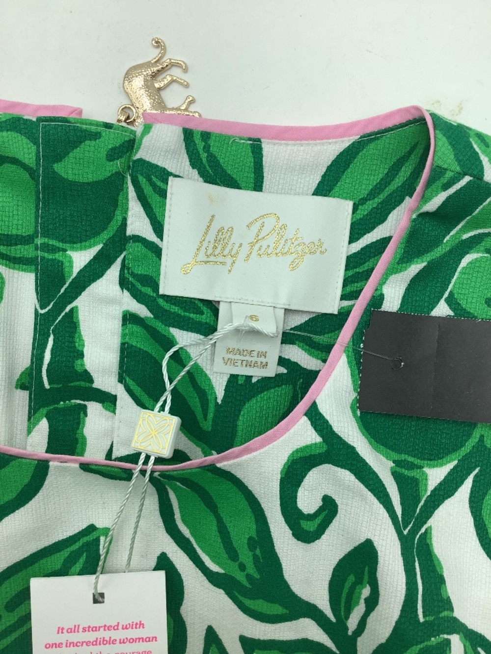 Lilly Pulitzer Floral Print Mini Dress W/Tags Size: S - Picture 4 of 4